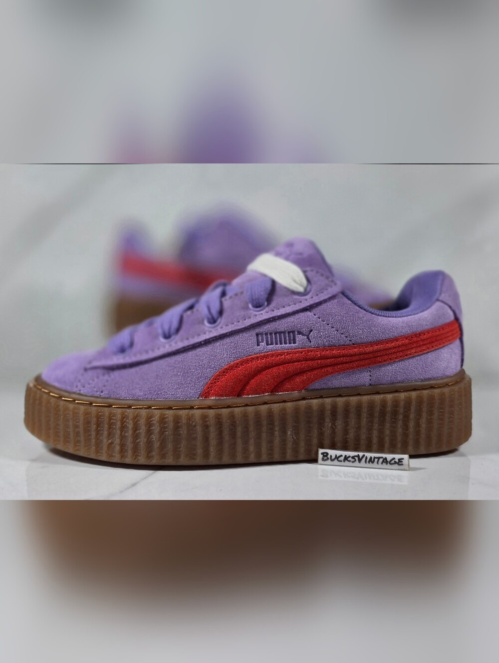 Puma Fenty Rhianna Creeper Phatty Lavender Alert Red 399332-03 NEW Womens Sizes